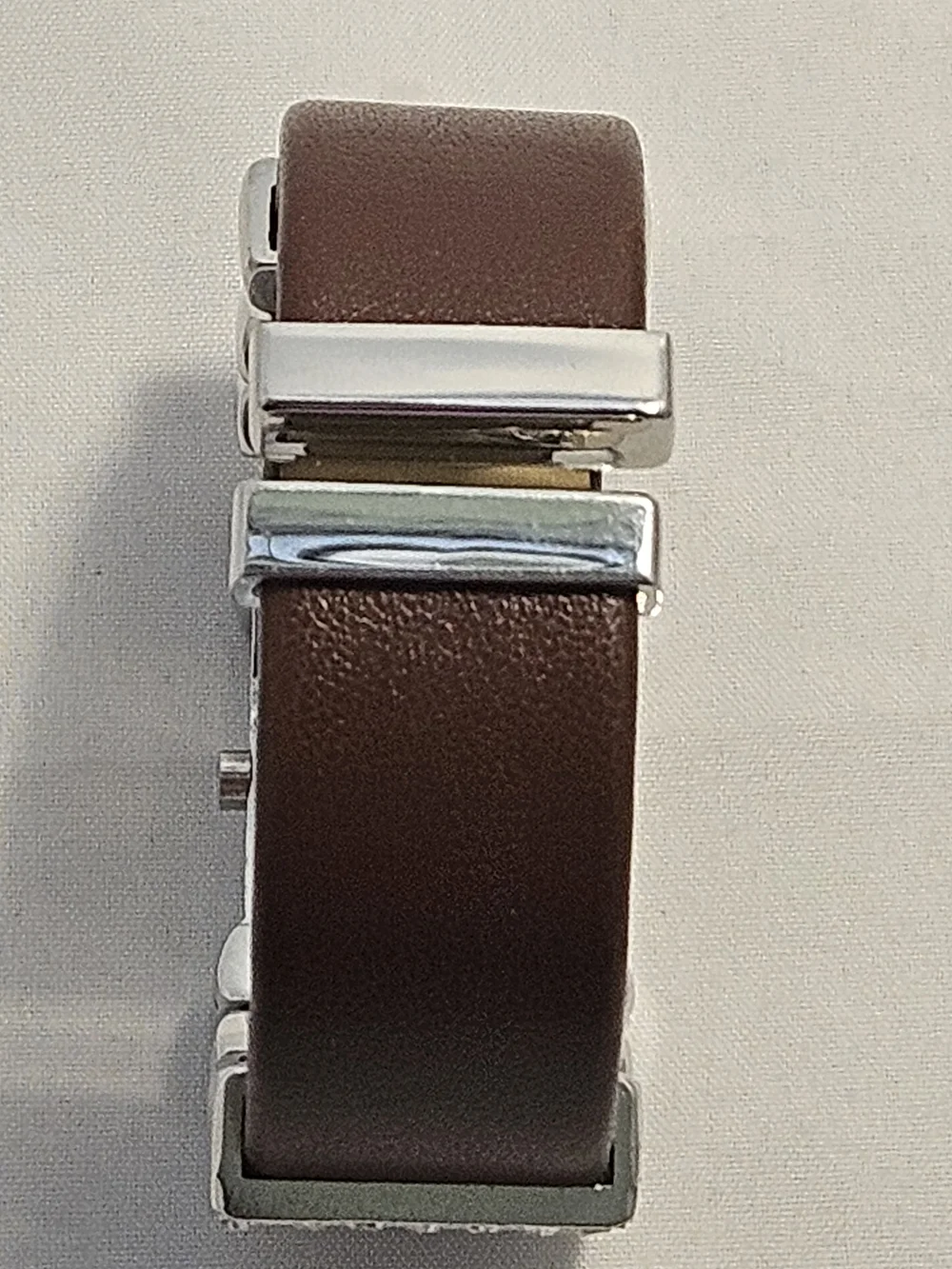 Golden Classic Women's Square Crystal Accent Watch
